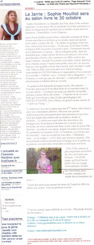 article blog Sud Ouest La Jarrie 22102011.jpg